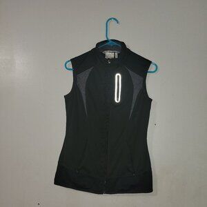 Womens Athleta black vest.